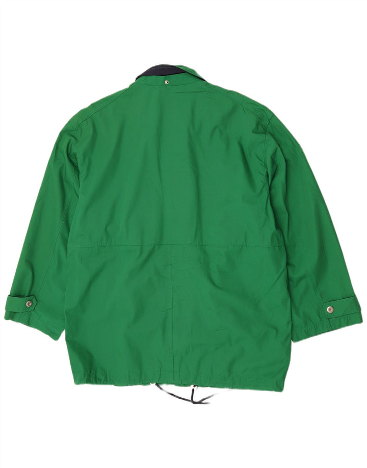 Vintage hombres chaqueta utilitaria Reino Unido 42 XL verde