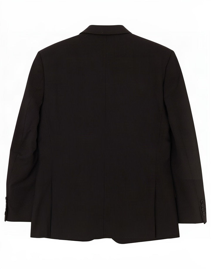 Marks & Spencer Chaqueta tipo blazer de 2 botones para hombre UK 38 Medium Black Pinstripe