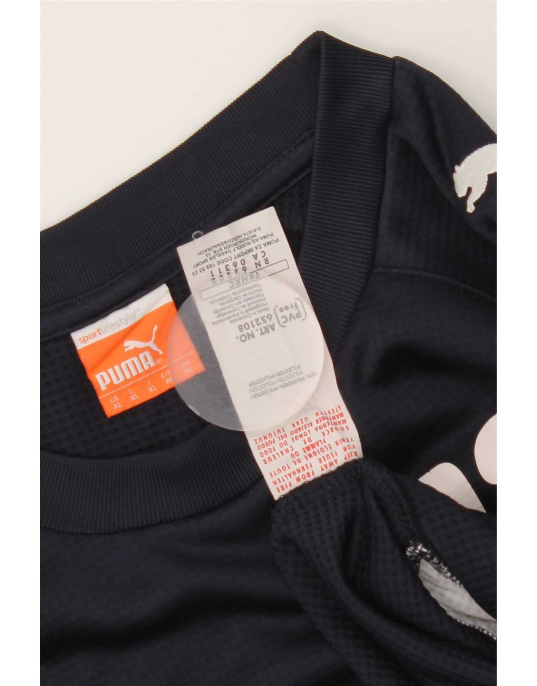 Puma Sudadera gráfica para hombre Jumper XL Azul marino Poliéster