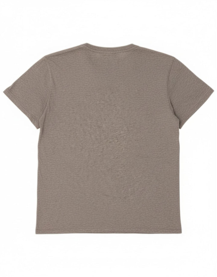 Levi's Hombre Camiseta Gráfica Top Gris Medio