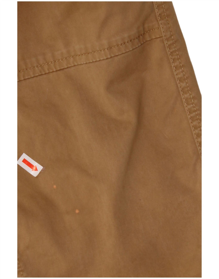 SUPERDRY Pantalón cargo recto para hombre W32 L32 Algodón beige