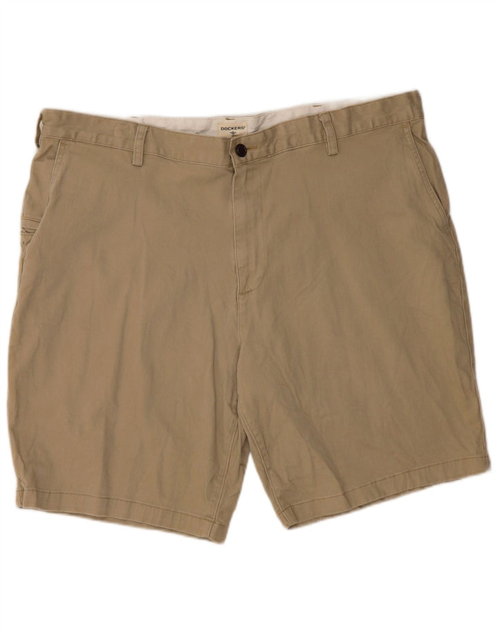 DOCKERS Shorts Cargo Hombre W40 XL Algodón Beige