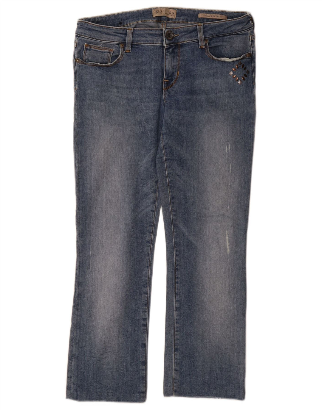 Vaqueros Guess Mujer Starlet Bootcut W28 L25 Algodón Azul