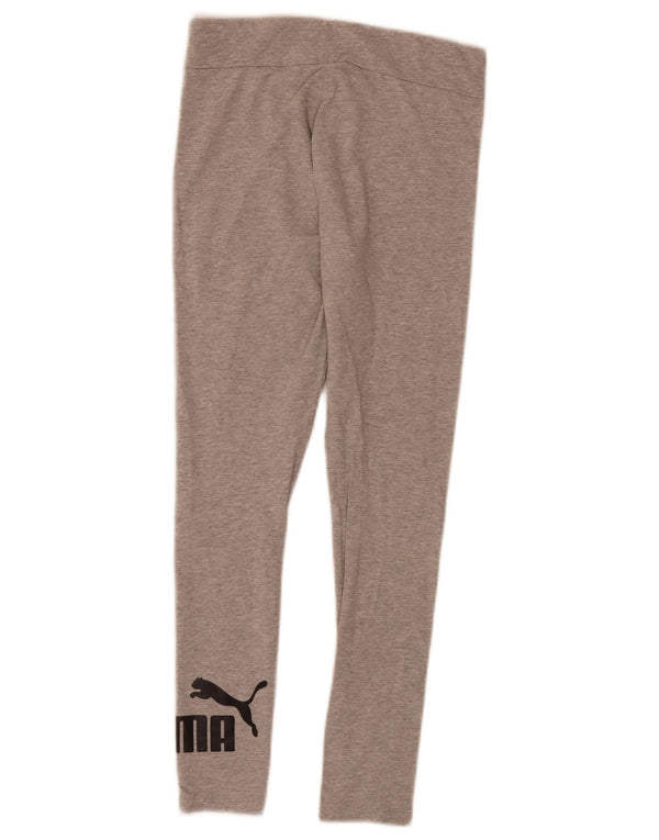 Puma Leggings gráficos para mujer UK 10 Small Grey