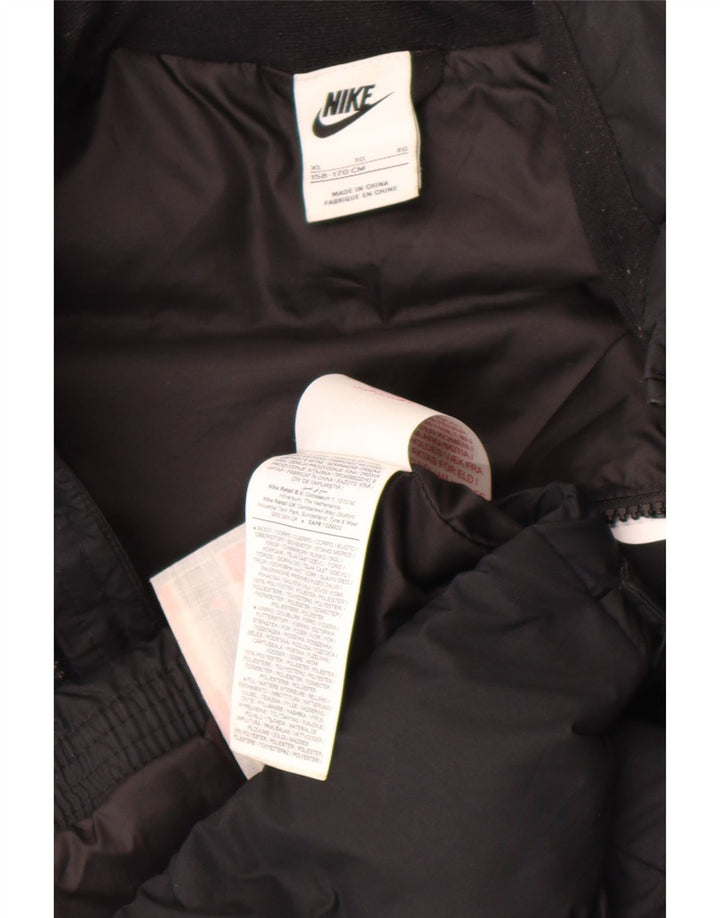 Nike Chaleco acolchado para niños 13-14 años XL Negro Poliéster
