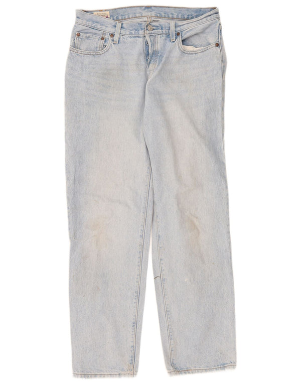 Vaqueros Levi's Mujer 501 Rectos W28 L30 Algodón Azul