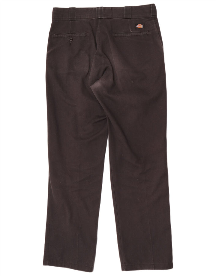 Dickies Pantalones chinos rectos para hombre W32 L32 Negro