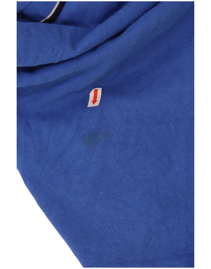 KAPPA Polo Hombre Algodón Azul Medio