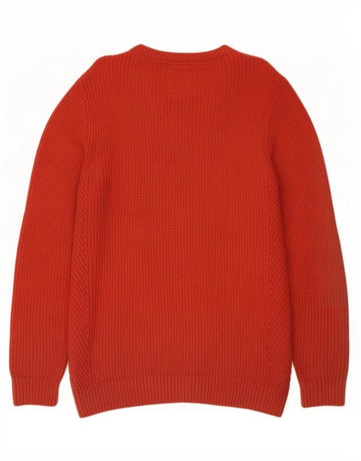 Jersey con cuello barco para hombre de Fat Face Algodón rojo medio