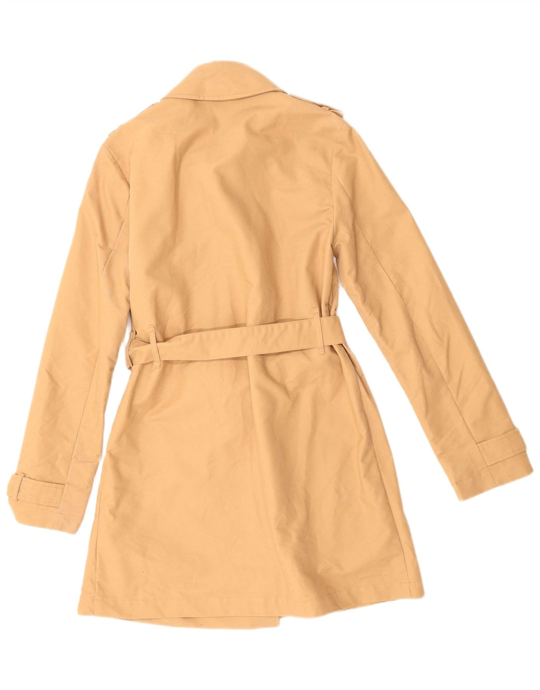 JACK WILLS Gabardina para mujer UK 10 Small Beige Cotton