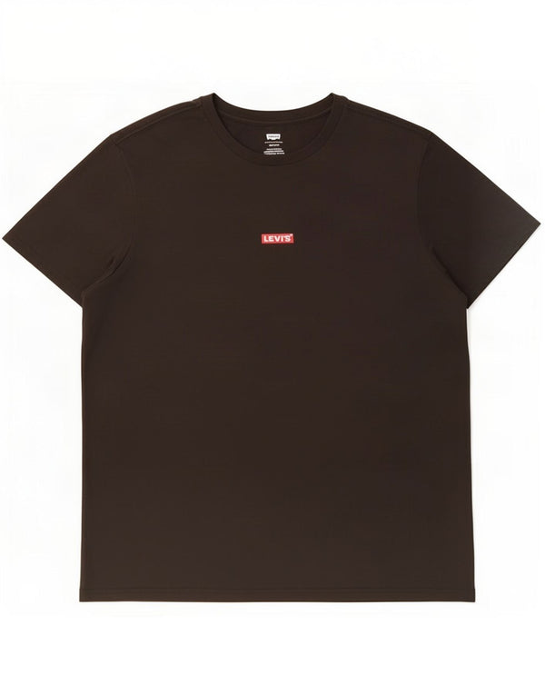 Levi's Camiseta de ajuste relajado para hombre Top XL Algodón negro