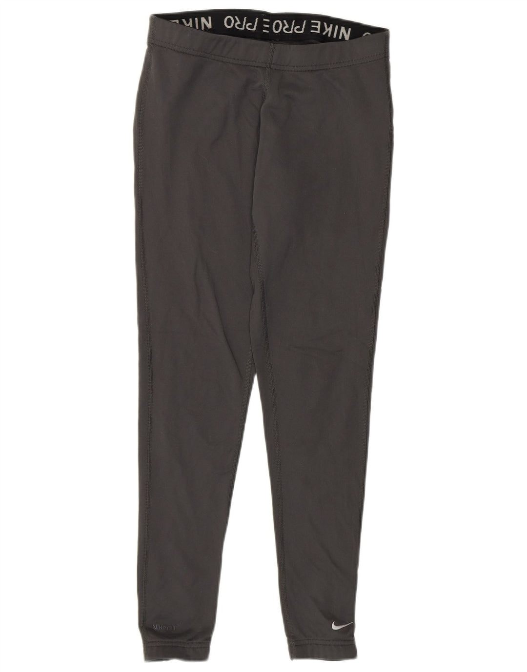 Leggings NIKE Fit Dry para mujer US 0/2 XS Gris Poliéster