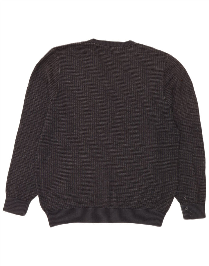 Marks & Spencer Suéter con cuello en V para hombre Acrílico azul marino mediano