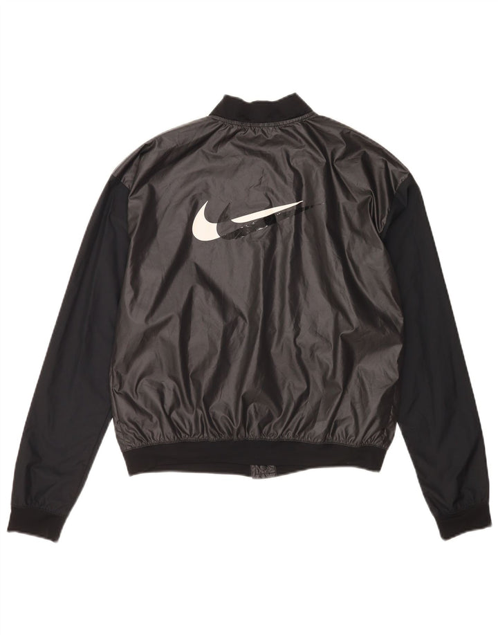 Nike Running Graphic Rain Jacket - Chaqueta impermeable para mujer, talla S, color negro