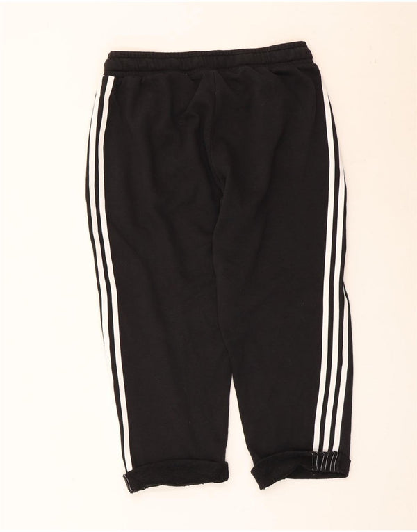 Adidas Mens Capri Chándal Pantalones Grande Negro Algodón