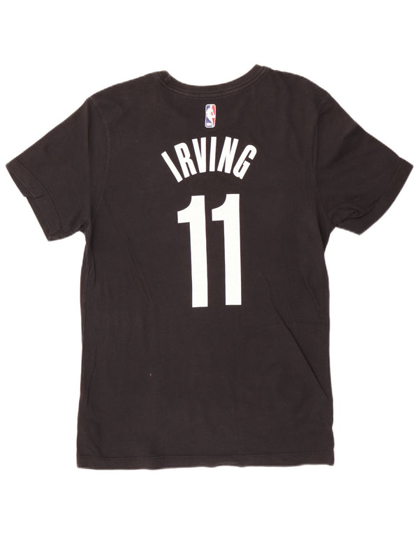 Nike Brooklyn Graphic Camiseta para hombre, talla pequeña, algodón negro