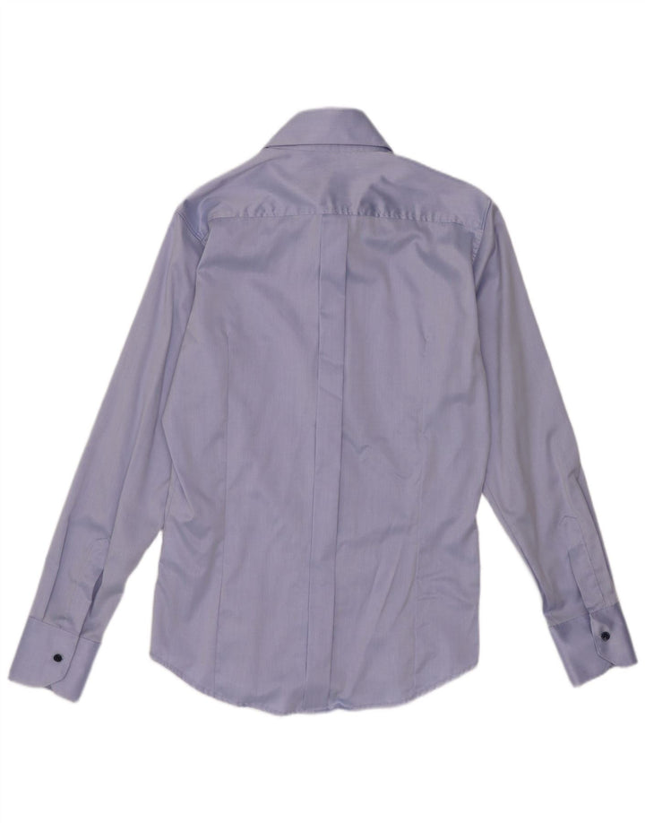 Naracamicie Camisa Hombre XS Azul Algodón Clásico
