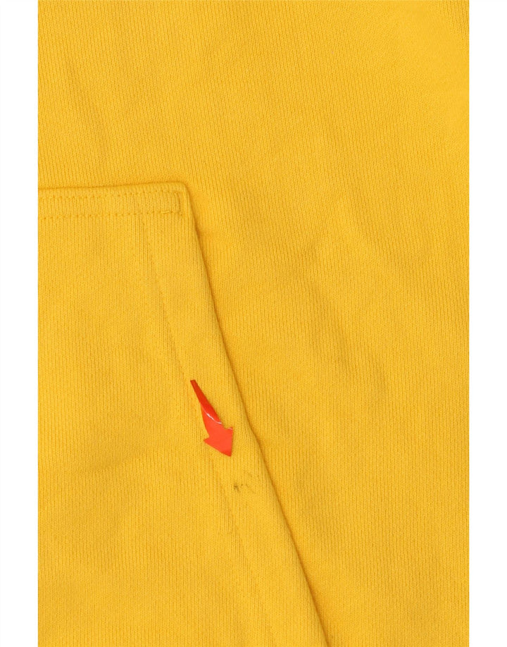 ADIDAS Hombre Humanrace Graphic Sudadera con capucha Jumper XL Algodón amarillo