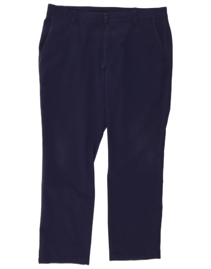 Under Armour Pantalón chino recto para hombre W40 L32 Poliéster azul marino