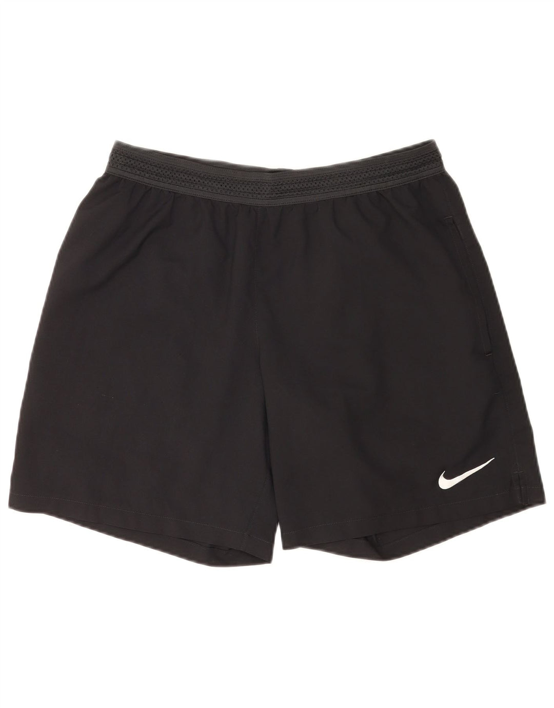 Nike Dri Fit - Pantalones cortos deportivos para hombre (poliéster), color negro