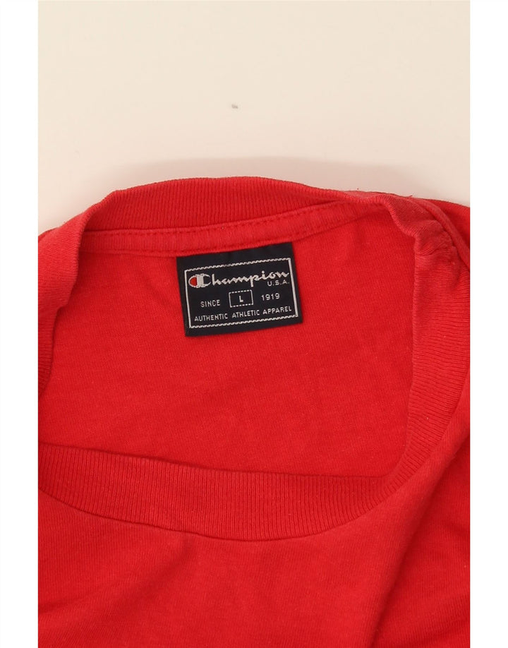 Champion Camiseta Gráfica para Hombre Top Grande Rojo