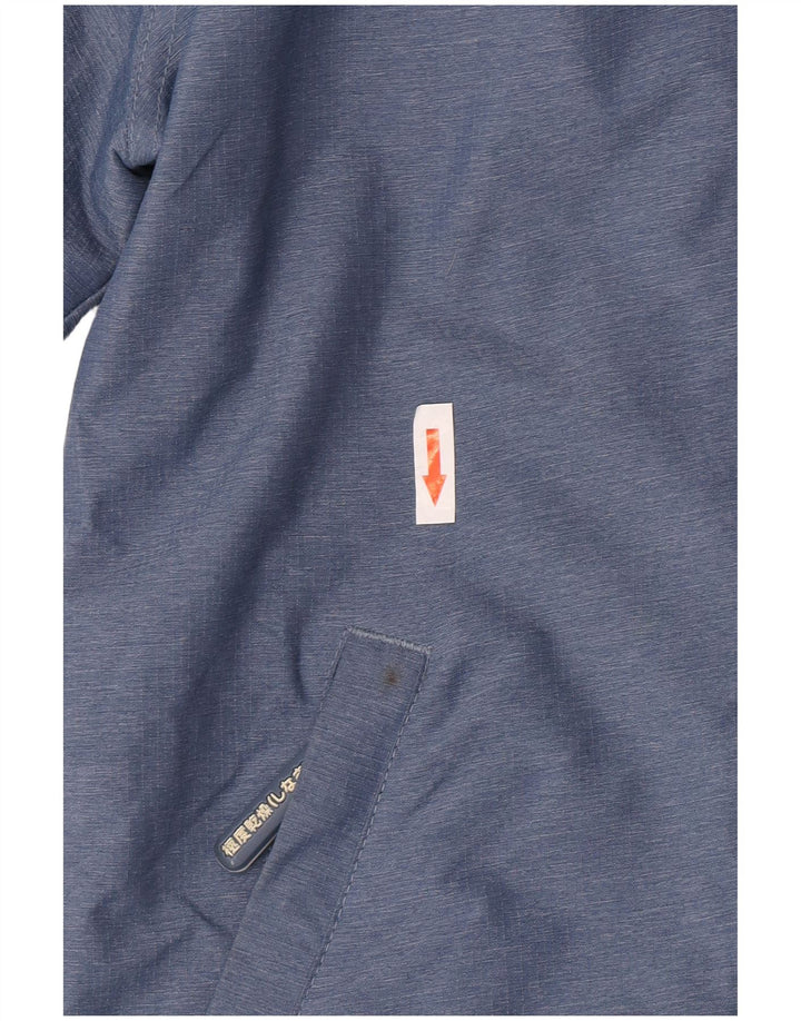 Superdry Chaqueta Cortavientos Gráfica para Mujer UK 44 Azul Medio