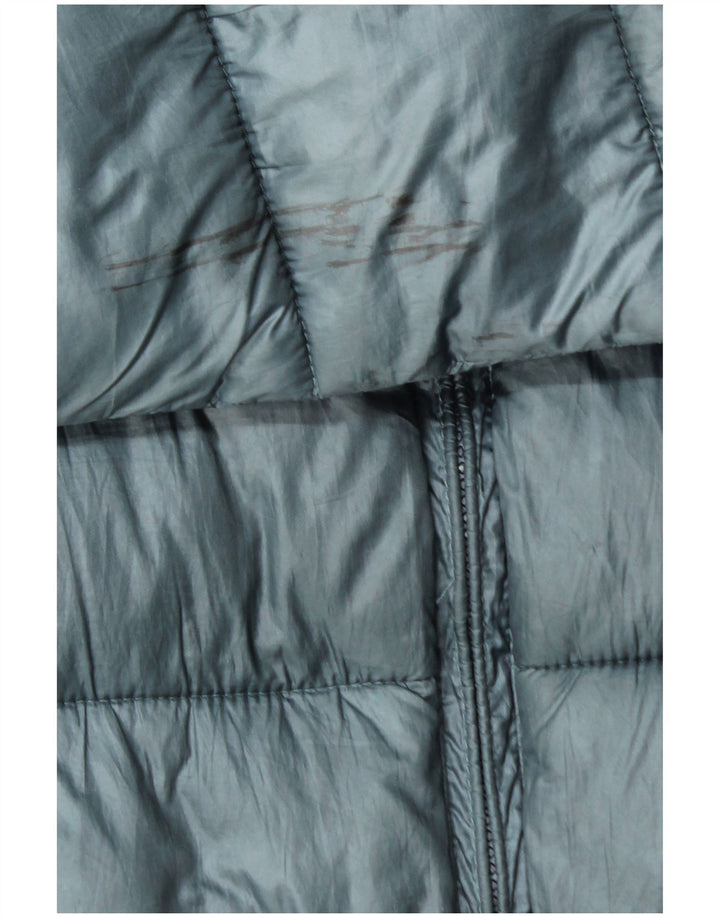 Champion Chaqueta acolchada con capucha para hombre UK 36 Small Poliéster azul