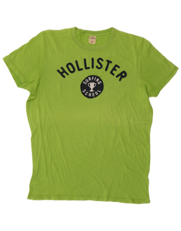 Camiseta Hollister Hombre Graphic Top XL Verde