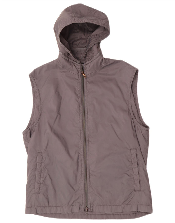 Hugo Boss Hombre Chaleco Con Capucha EU 52 XL Poliamida Gris