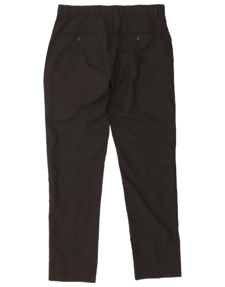 Pantalones de traje ajustados para hombre de French Connection W32 L31 Poliéster negro