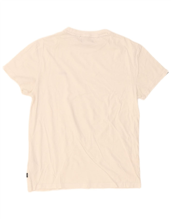 Superdry Camiseta para hombre Top Large White Cotton