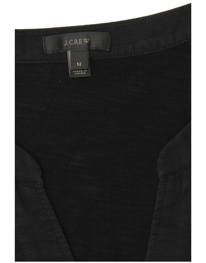 J. Crew Vestido túnica de manga 3/4 para mujer UK 44 Mediano Algodón negro