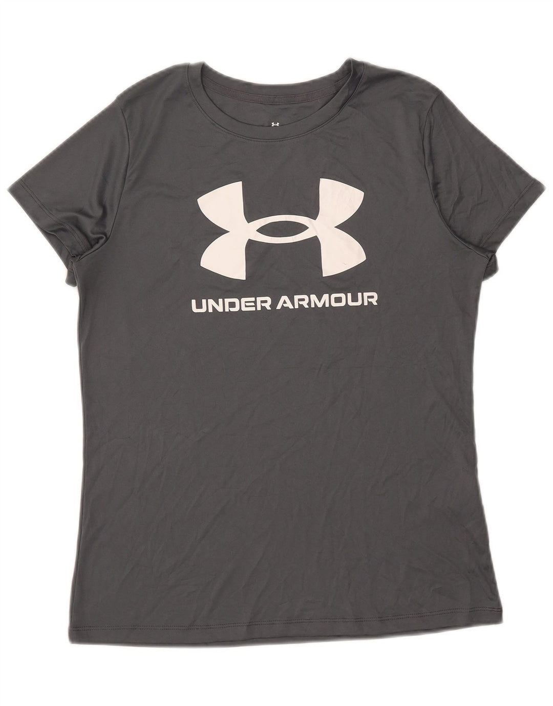 Under Armour Camiseta gráfica para hombre Top Poliéster gris medio