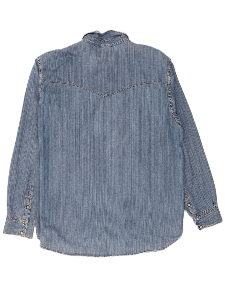 Camisa vaquera Lee para hombre 2XL Algodón azul