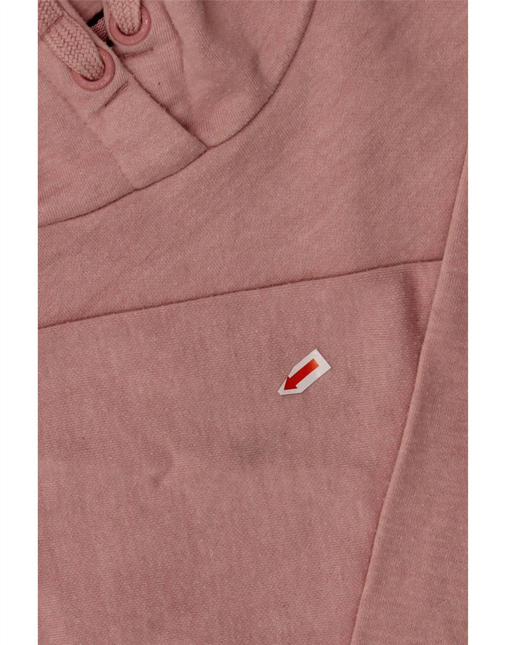 JACK WILLS Jersey con capucha gráfico para niña 14-15 años Algodón rosa