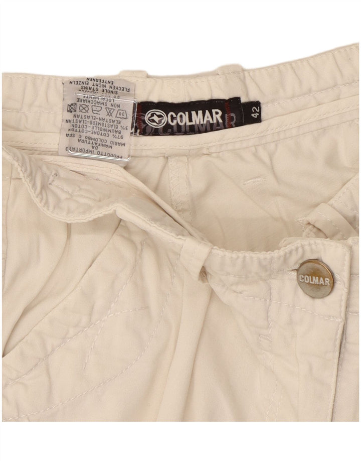 Pantalones cortos chinos Colmar para mujer IT 42 Medium W30 Algodón blanco