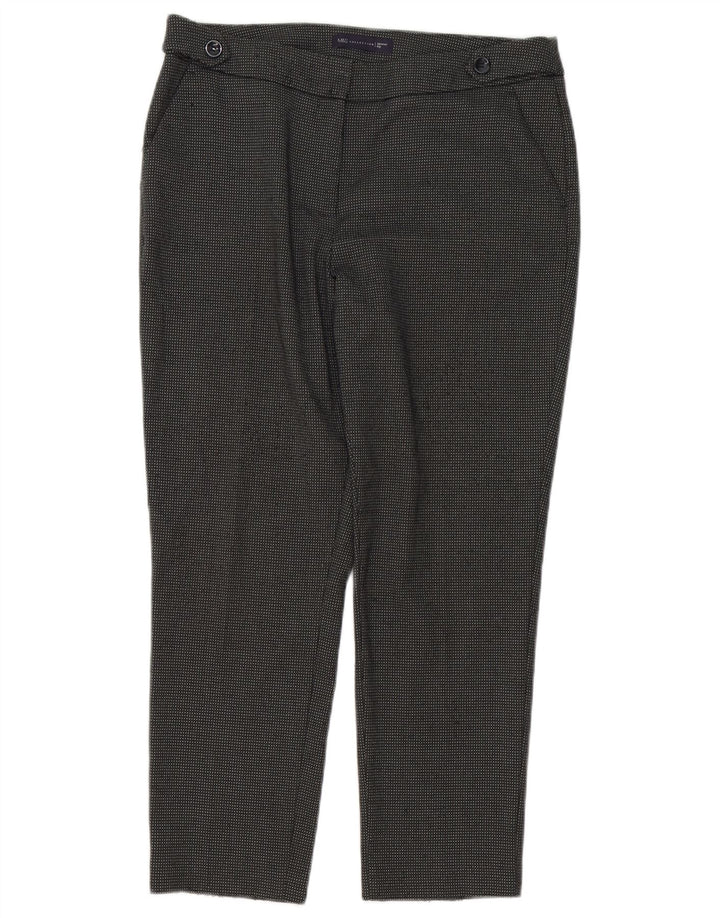 Marks & Spencer Pantalones cortos de traje para mujer UK 12 Medium W34 L26 Grey Check