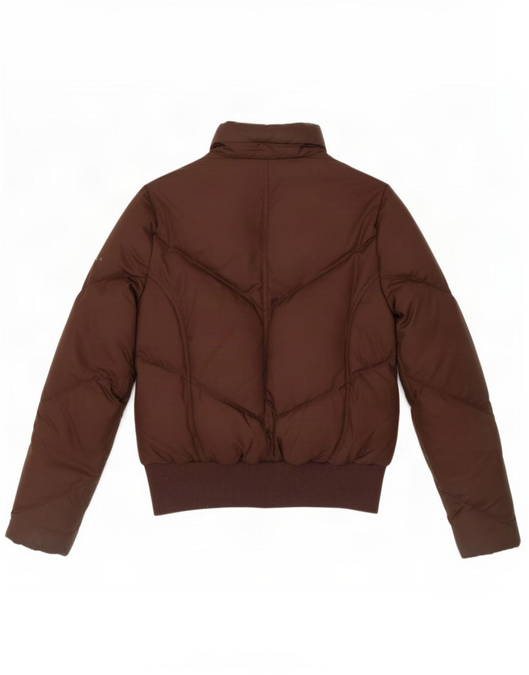 Tommy Hilfiger Chaqueta Bomber Acolchada para Mujer UK 10 Small Marrón Poliéster