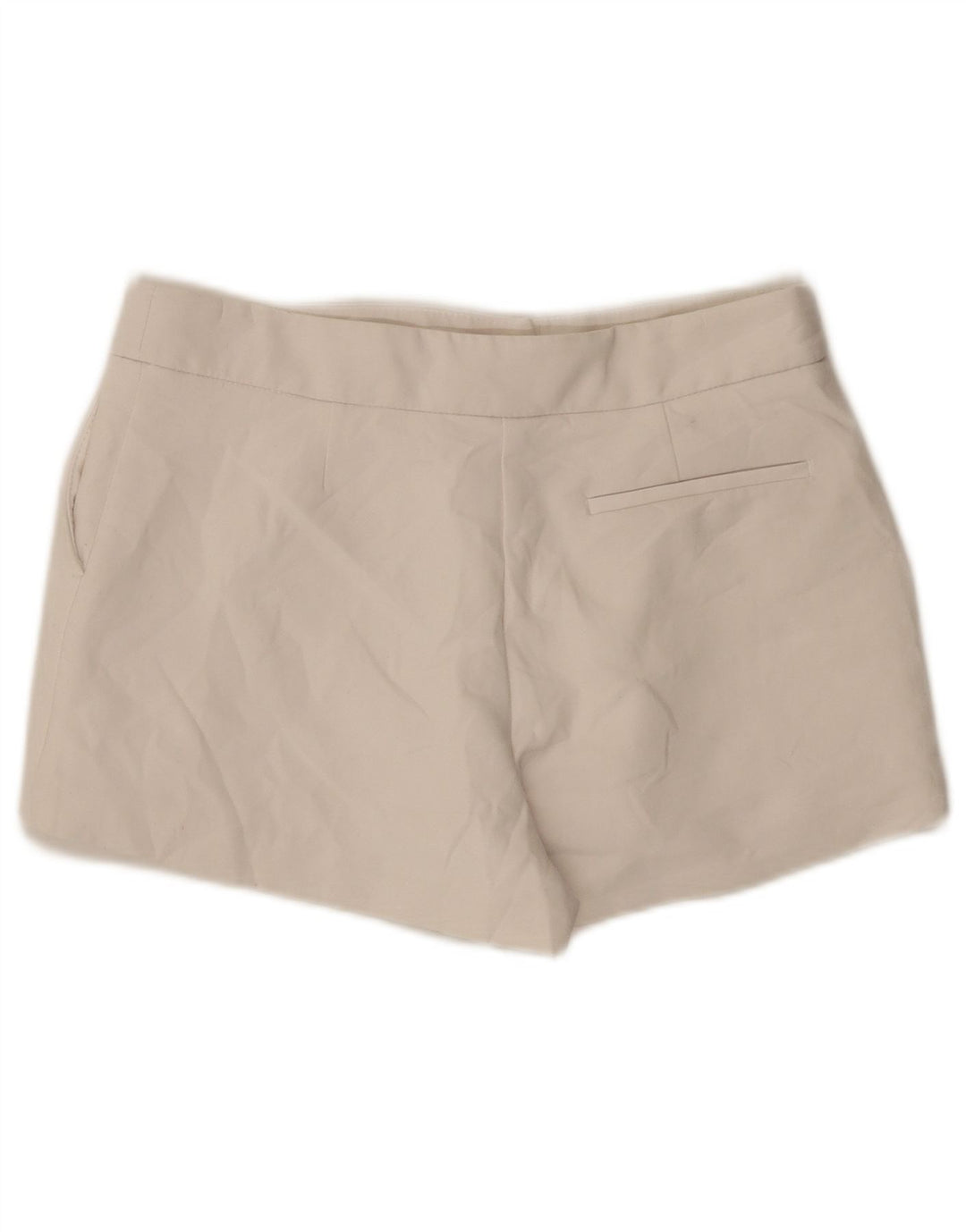 Zara Mujer Falda Pantalón UK 6 XS W30 Blanco Viscosa