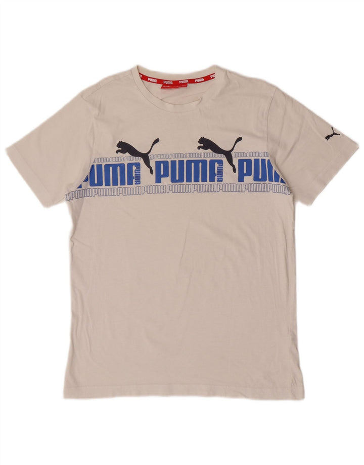 Puma Camiseta gráfica para niño 15-16 años Blanco