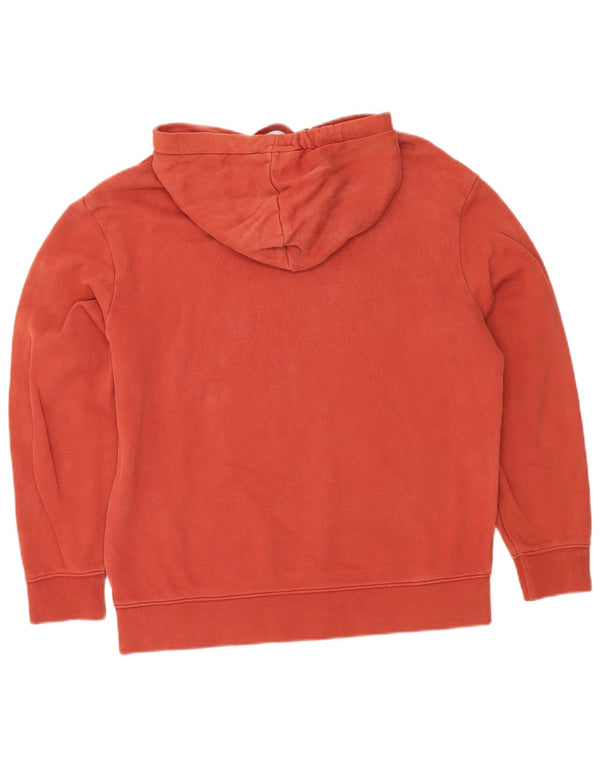 Jersey Con Capucha Regular Fit De Algodón Rojo Mediano Lee Hombre