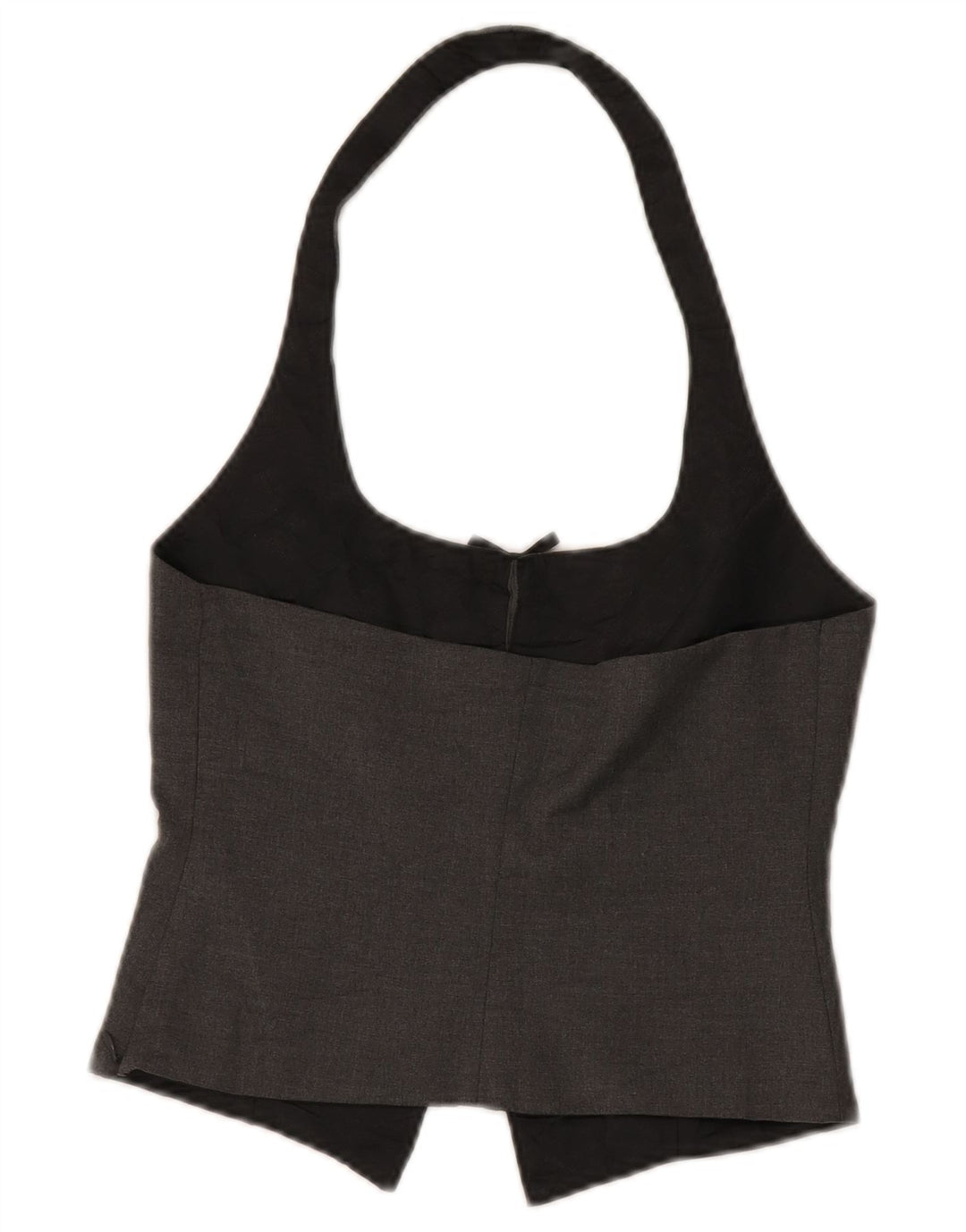 Zara Mujer Crop Halter Top UK 8 Small Gris