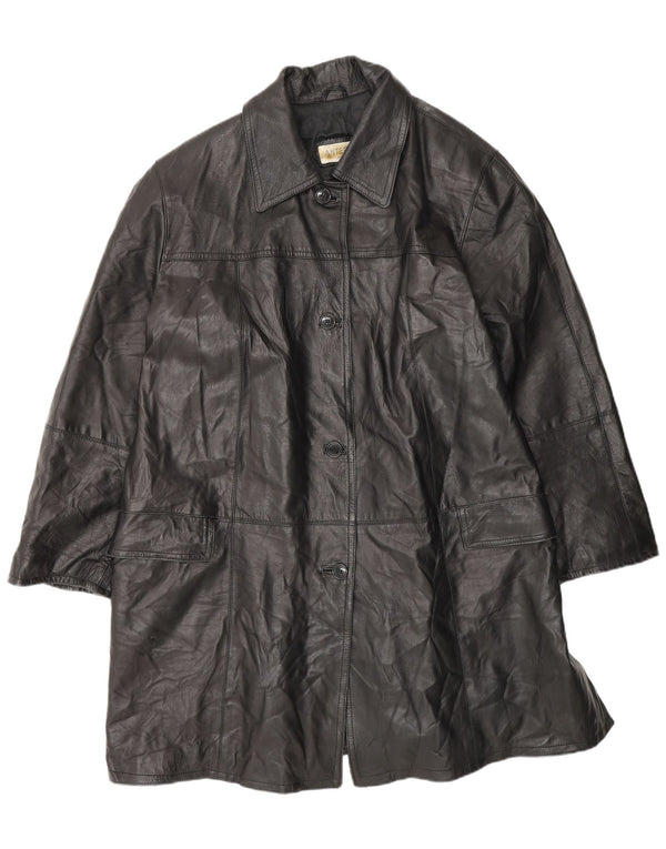 ANTEPRIMA Abrigo de piel extragrande para mujer IT 52 2XL Negro