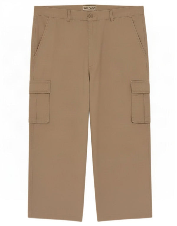 ESSE EMME Pantalones cargo rectos para hombre IT 54 2XL W36 L26 Algodón beige