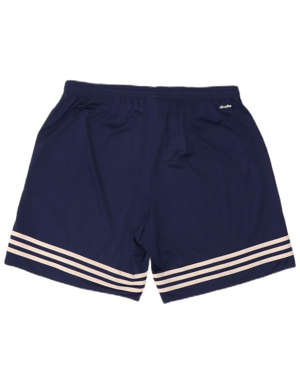 Adidas Mens Climalite Sport Shorts XL  Navy Blue Polyester