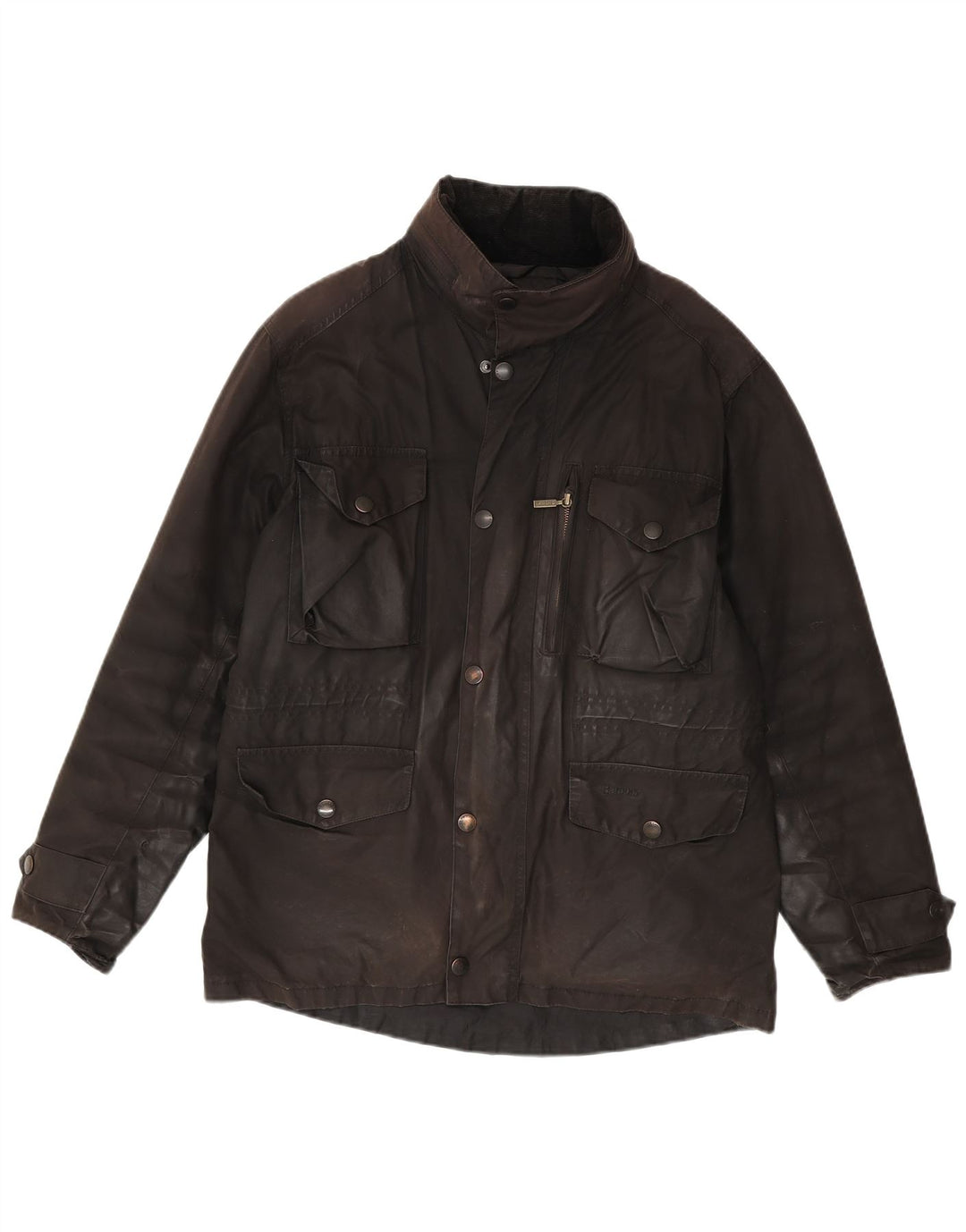 BARBOUR Chaqueta de algodón encerado para hombre UK 38 Marrón medio