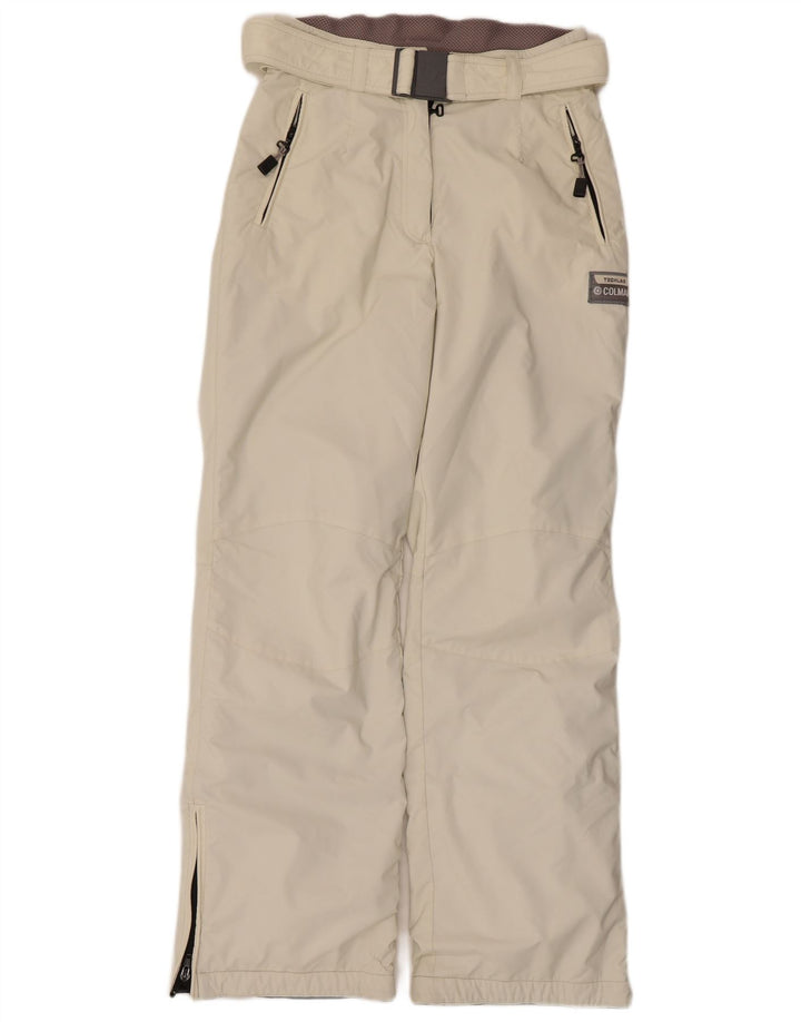 Colmar Pantalones de esquí para mujer US 8 Medium Beige Poliamida
