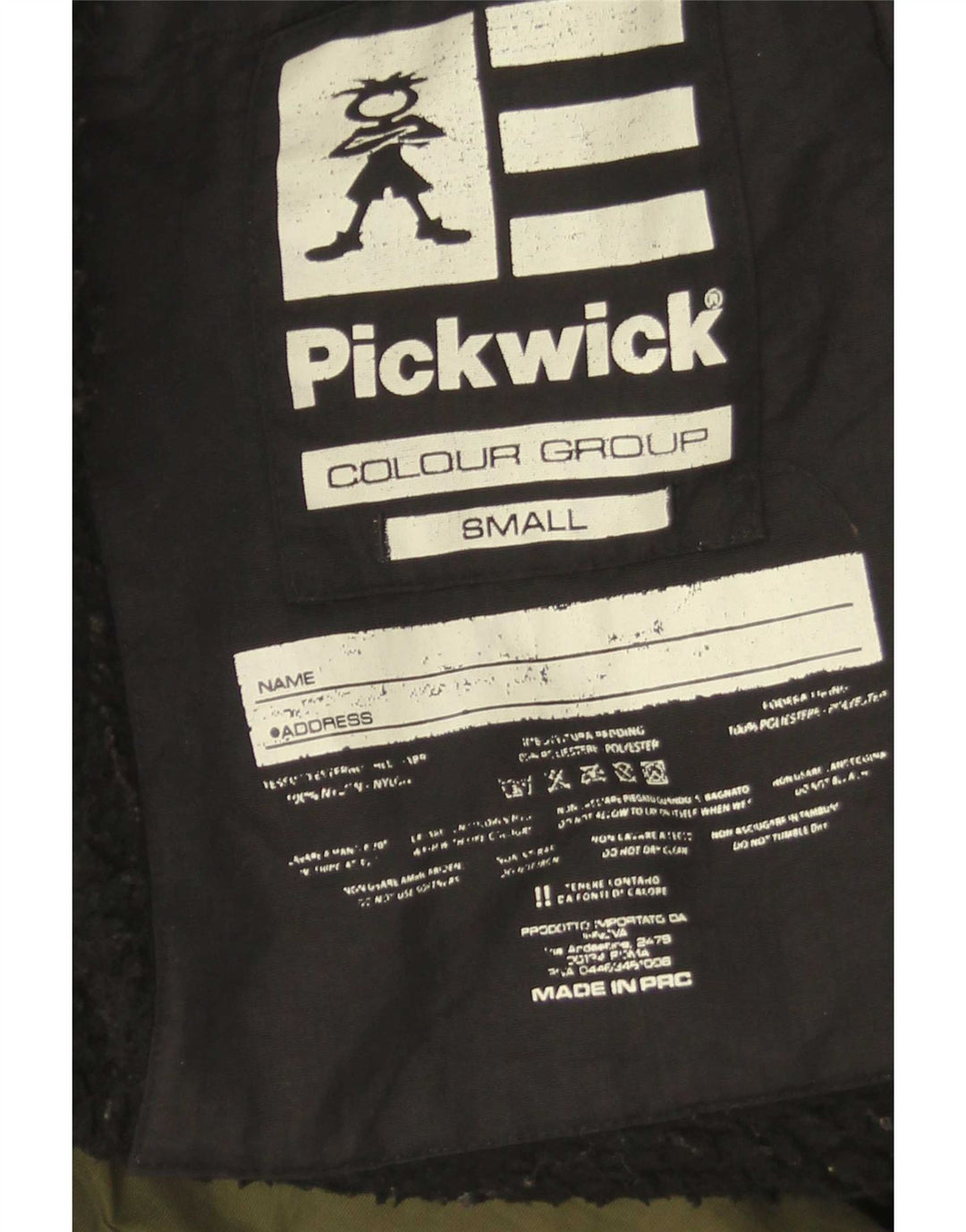 Pickwick Parka extragrande con capucha para mujer UK 10 Small Green Colourblock