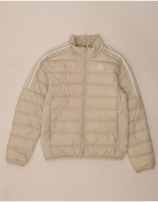 Adidas Chaqueta acolchada para hombre ES 38 Poliéster beige medio