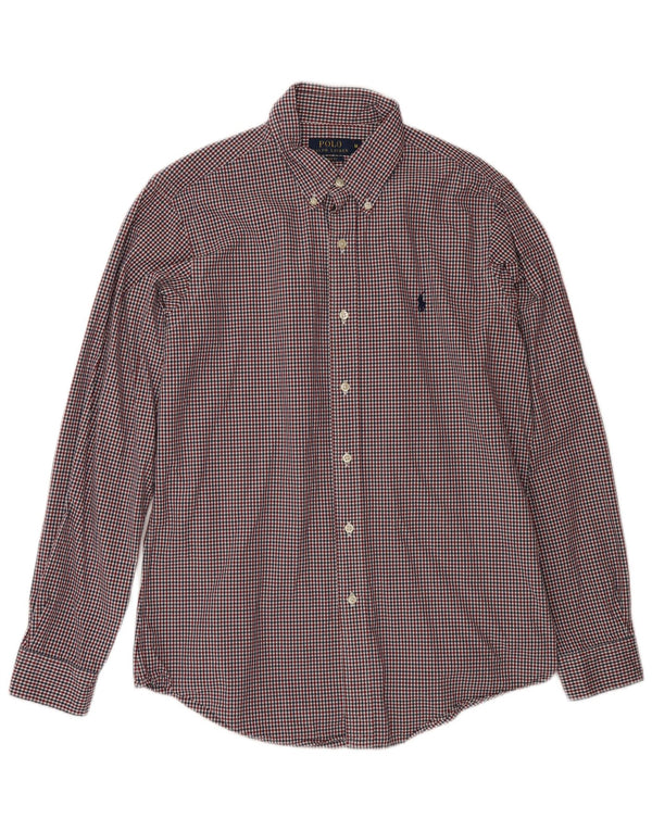 Polo Ralph Lauren Camisa de corte personalizado para hombre Algodón a cuadros multicolor mediano